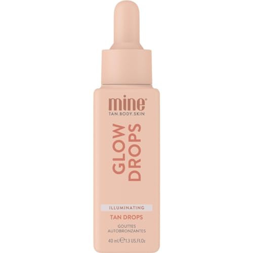 Minetan Illuminating Glow Tan Drops | Clear Facial Self Tanning Bronzer Serum - Daily Tanner Boosting Drops, Face & Body, Infused wtih Vitamin C, Hydrating, Radiant Skin Finish, 1.3 Fl Oz | Amazon (US)