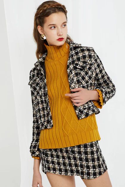 Joanna Tweed Jacket and Skirt Set | Storets (Global)