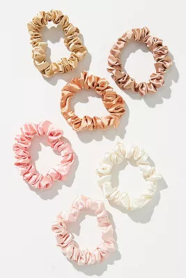 Satin Hair Ties, Set of 6 | Anthropologie (US)