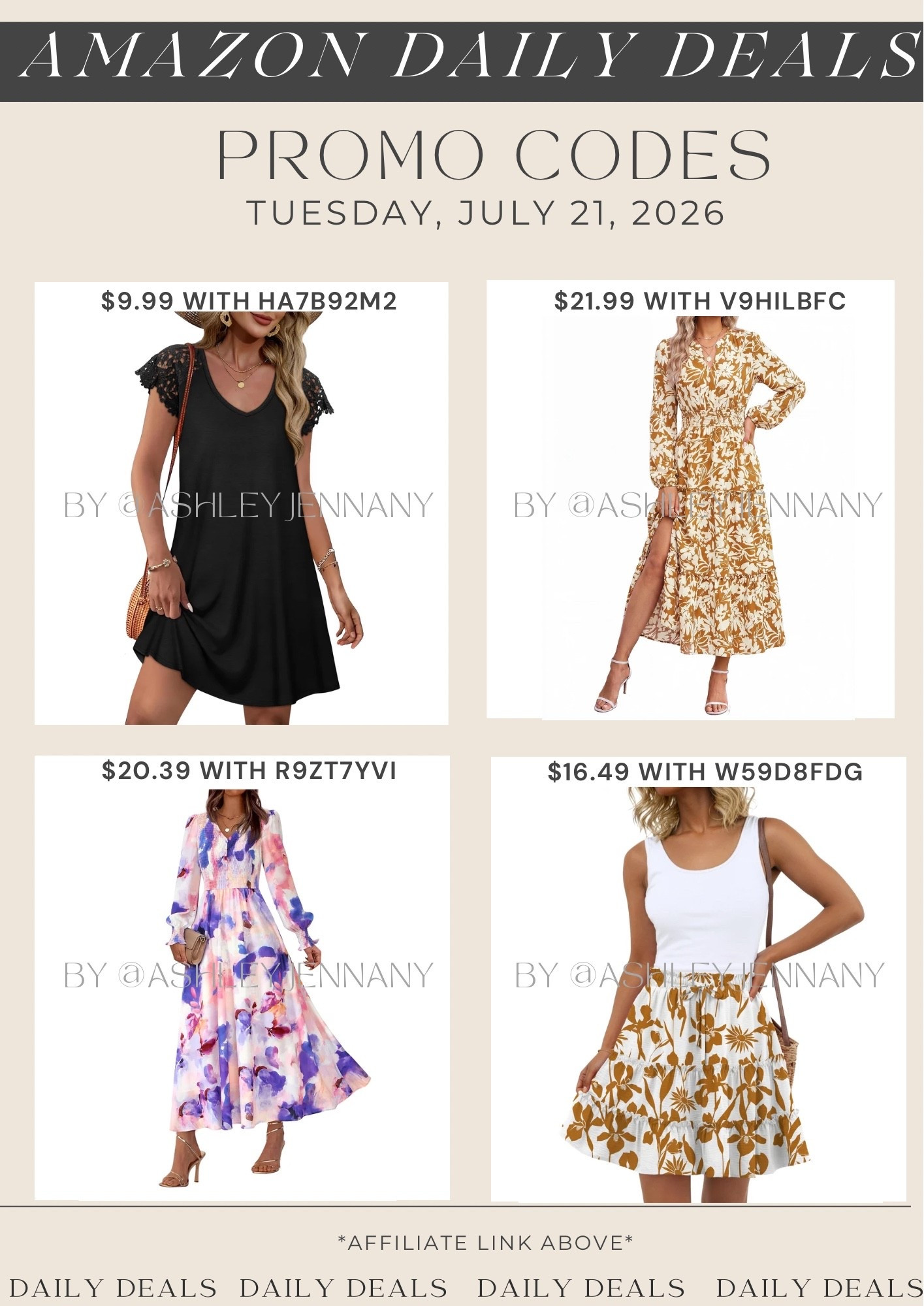 Amazon deals

#LTKMidsize #LTKSaleAlert #LTKSeasonal