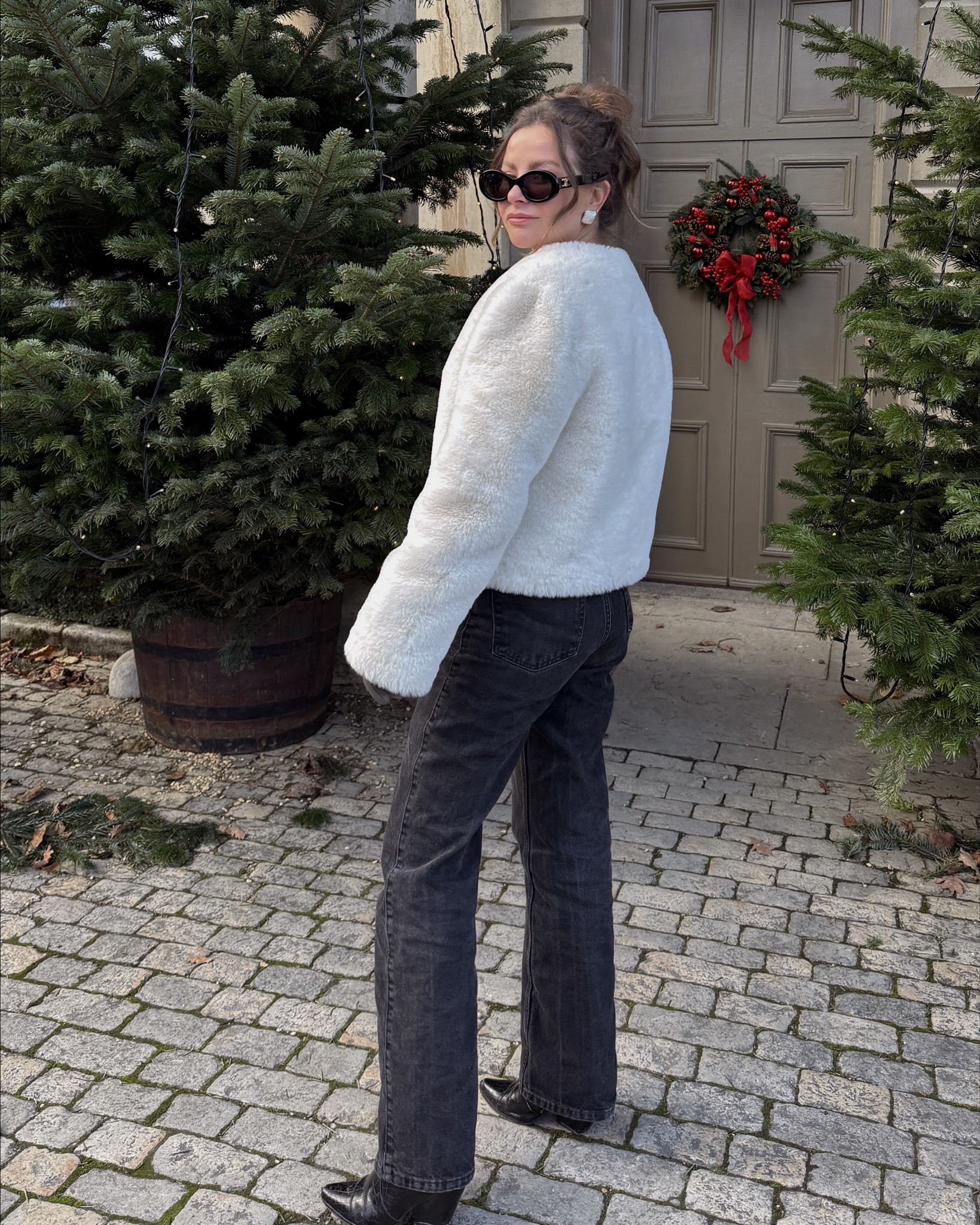 White faux fur - in sale today 🧸🐻‍❄️ the chocolate brown is to die for 

#LTKpetite #LTKwinter #LTKCyberWeek