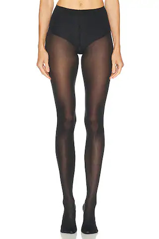 Wolford Velvet De Luxe 50 Tights in Black - Black. Size XS (also in M, S). | FWRD 