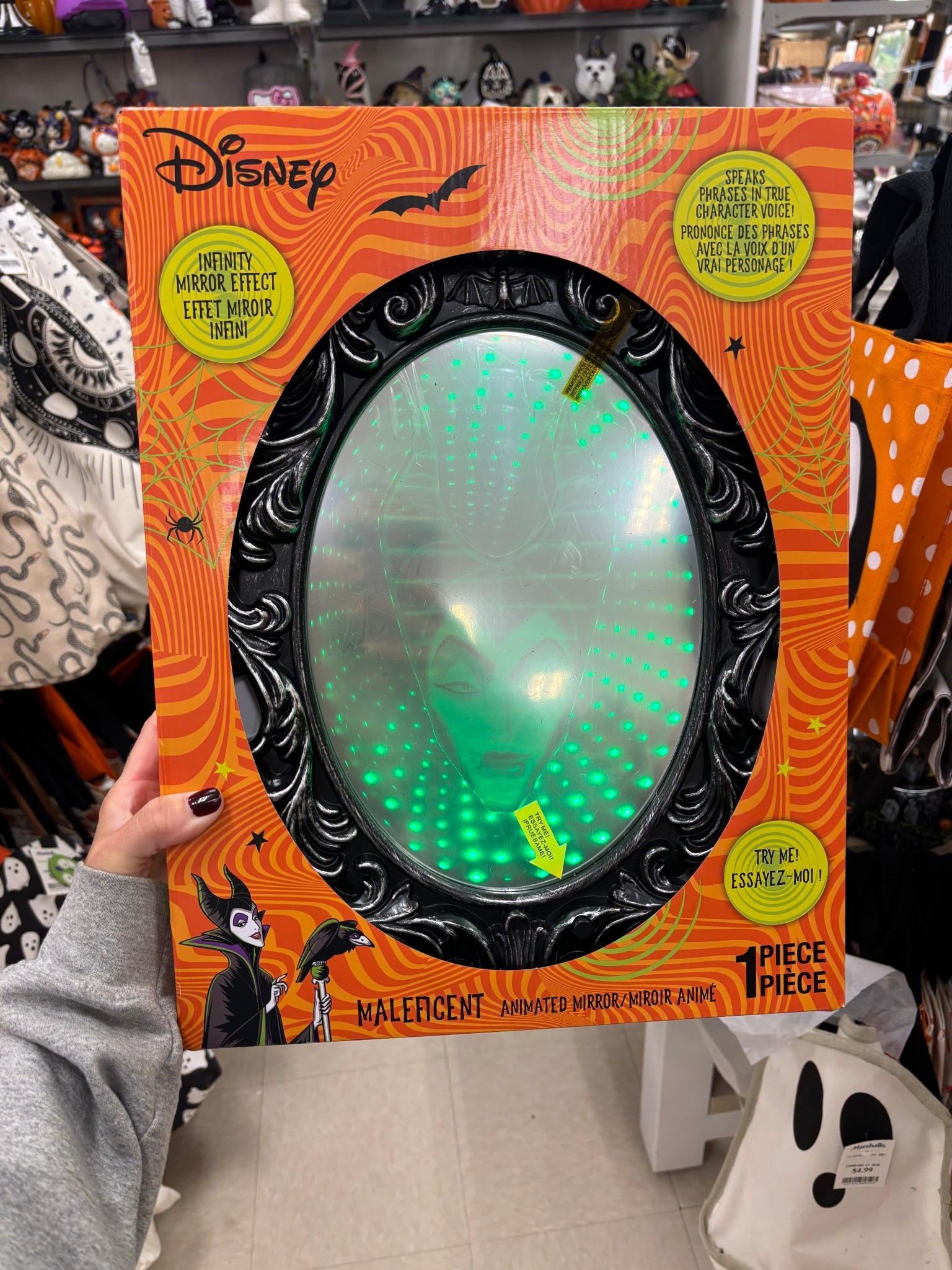 🪞✨ Add a touch of Disney magic (and villain vibes!) to your space with this Maleficent animated mirror. Perfect for Halloween decor, Disney collectors, or anyone who loves a little dramatic flair. #disney #halloween

#LTKSeasonal #LTKFamily #LTKHome