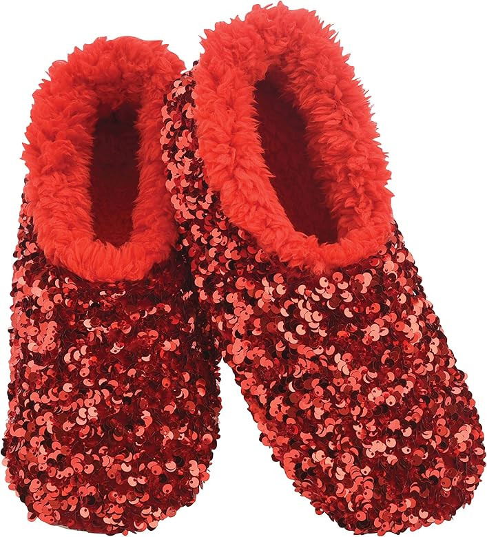 Snoozies Womens Slipper Socks - Cozy Slippers for Women - Fuzzy House Slippers for Indoor Use - S... | Amazon (US)