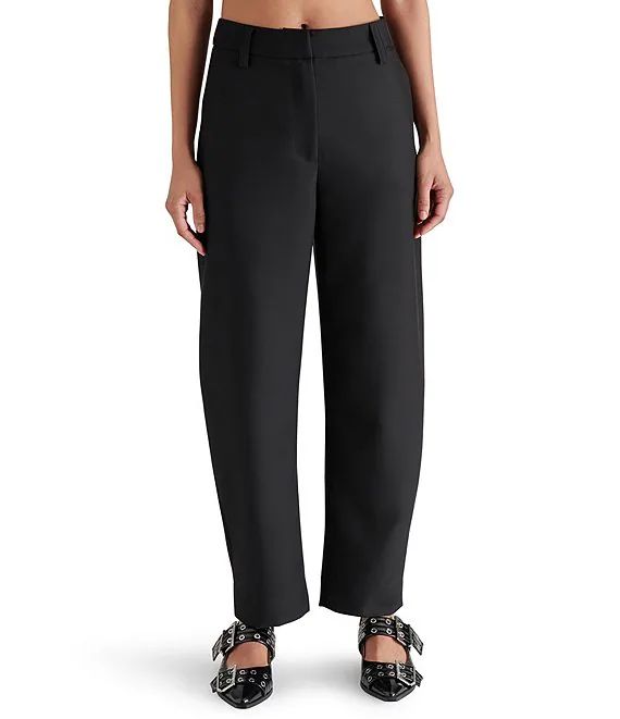 Steve Madden Junia Twill Suiting Barrel Pants | Dillard's | Dillard's