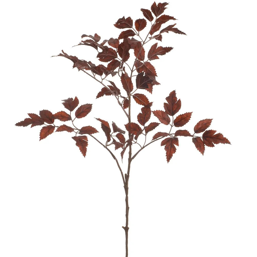 Grape Ivy Leaf Stem in Burgundy, 31" | Cottage and Key