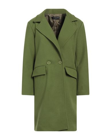 Vanessa Scott Woman Coat Green Size S Polyester, Viscose, Elastic fibres | YOOX (US)