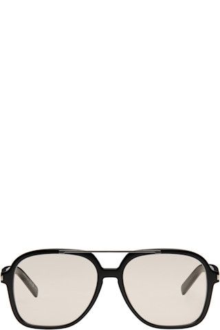 Black SL 545 Sunglasses | SSENSE