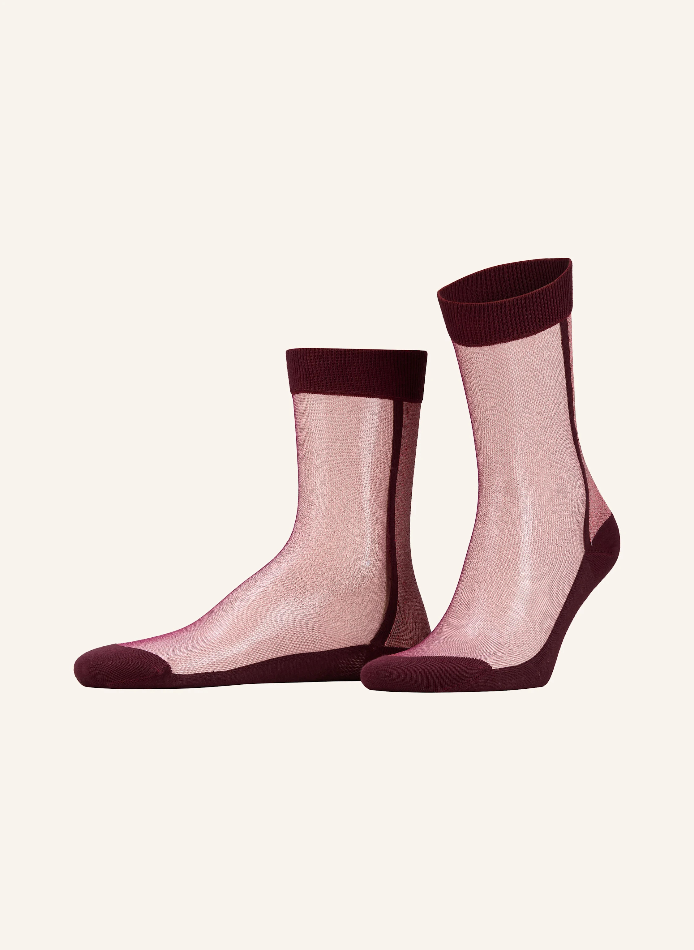 COPENHAGEN STUDIOS Socken mit Glitzergarn in burgundy | Breuninger (DACH)