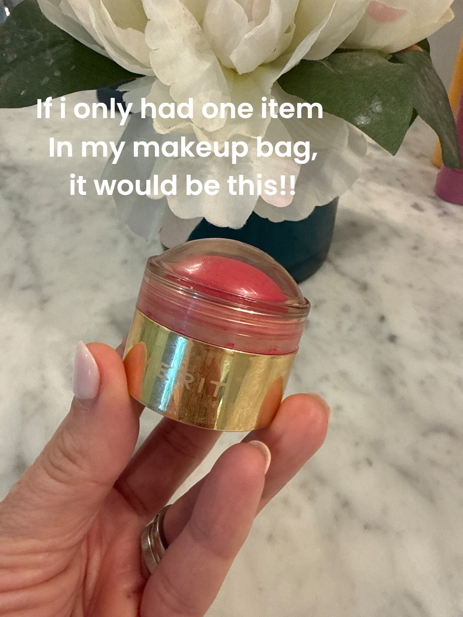 My one makeup item must is blush and more specifically this blush from @Merit 

I love the color (Le Bonbon) and I love the way it feels on my cheeks!!

The perfect cheek color in my opinion!!

#LTKOver40 #LTKBeauty
