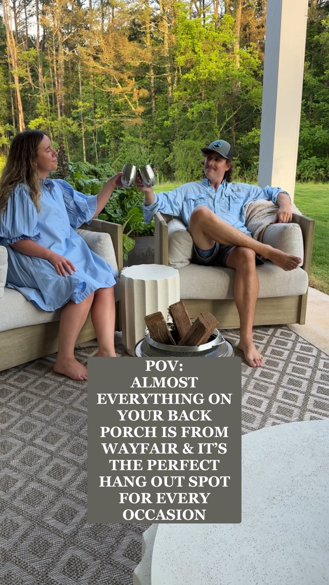 #ad Almost everything on our back porch is from @Wayfair & it’s one of our favorite places to spend time together and celebrate every occasion including Father’s Day! Wayfair has everything you need from a Father’s Day gift to a cozy back porch! 

Father’s Day feels even more meaningful once you become parents, and these are the moments I never want to forget. 🤍

#wayfair #WayfairPartner #FathersDay

#LTKHome #LTKSeasonal #LTKMens