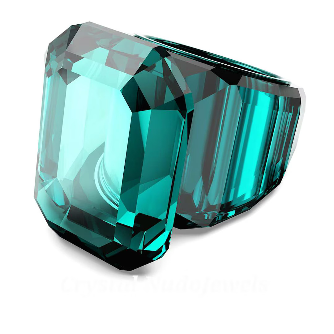 Lucent Cocktail Octagon Cut Ring Chunky Fashion Crystal Statement Ring Crsytal Nudojewels - Etsy | Etsy (US)