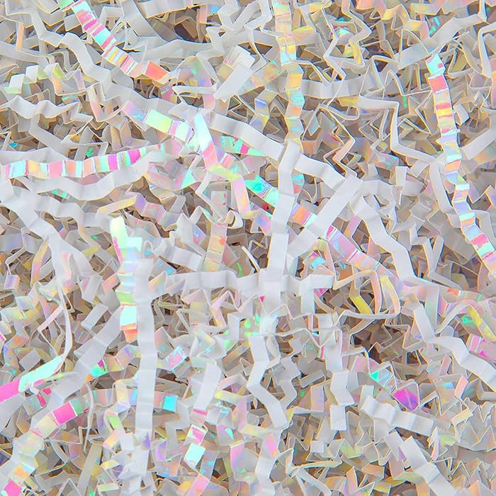 Caleihd Crinkle Cut Paper Grass Cushion Paper Streamer for Christmas Wedding Birthday Bridesmaid ... | Amazon (US)