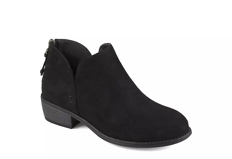 Journee Collection Womens Livvy Booties - Black | Off Broadway Shoes