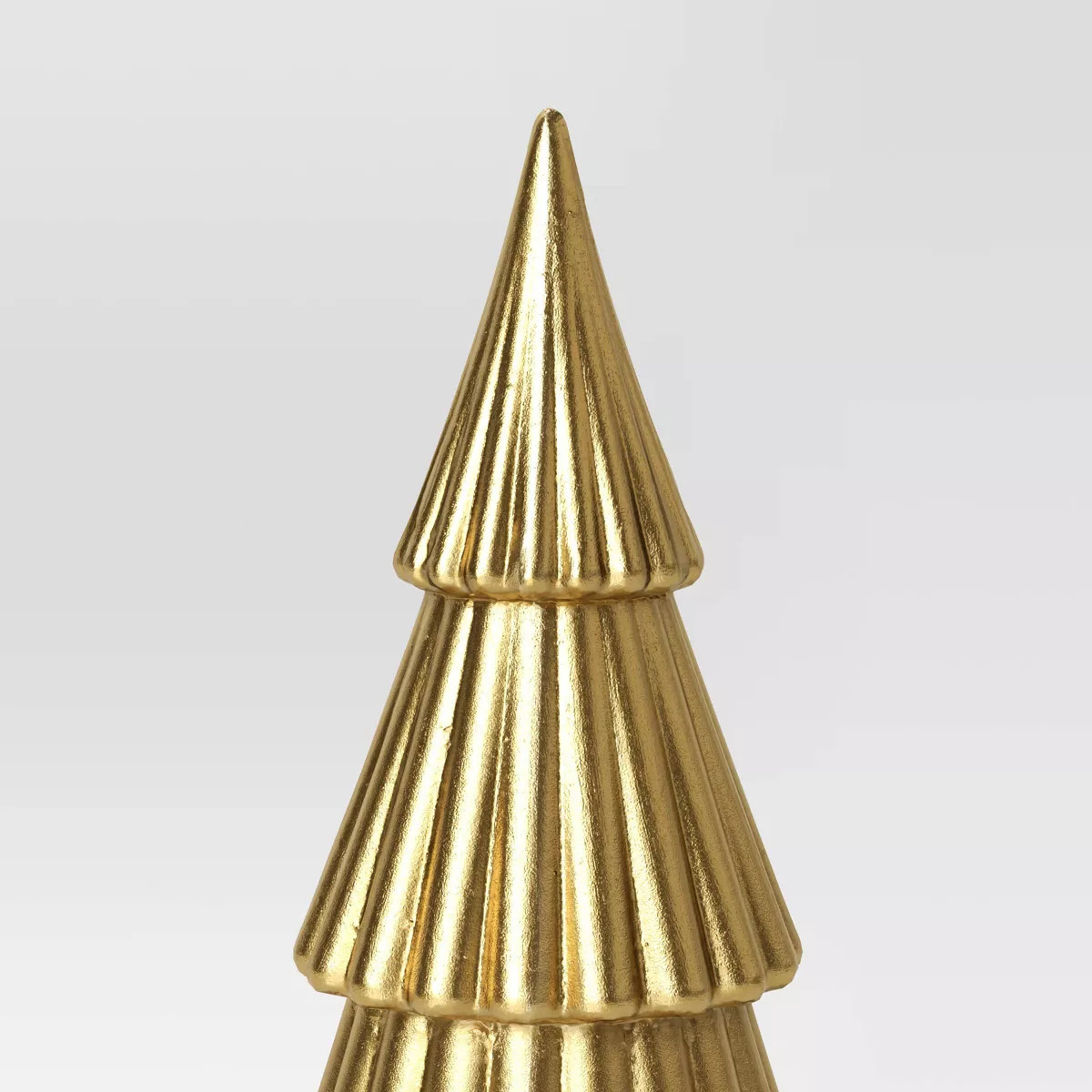12" Metallic Christmas Tree Sculpture - Wondershop™ Gold | Target