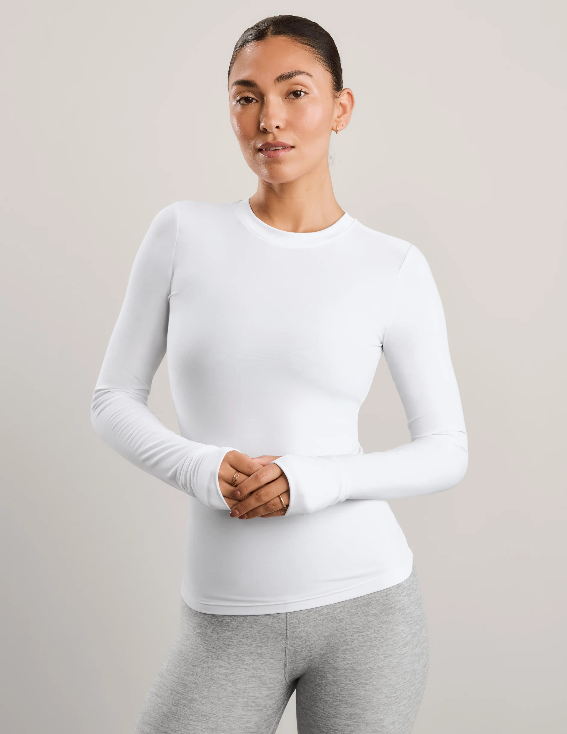 Featherweight Select Long Sleeve Crew | Beyond Yoga | Beyond Yoga