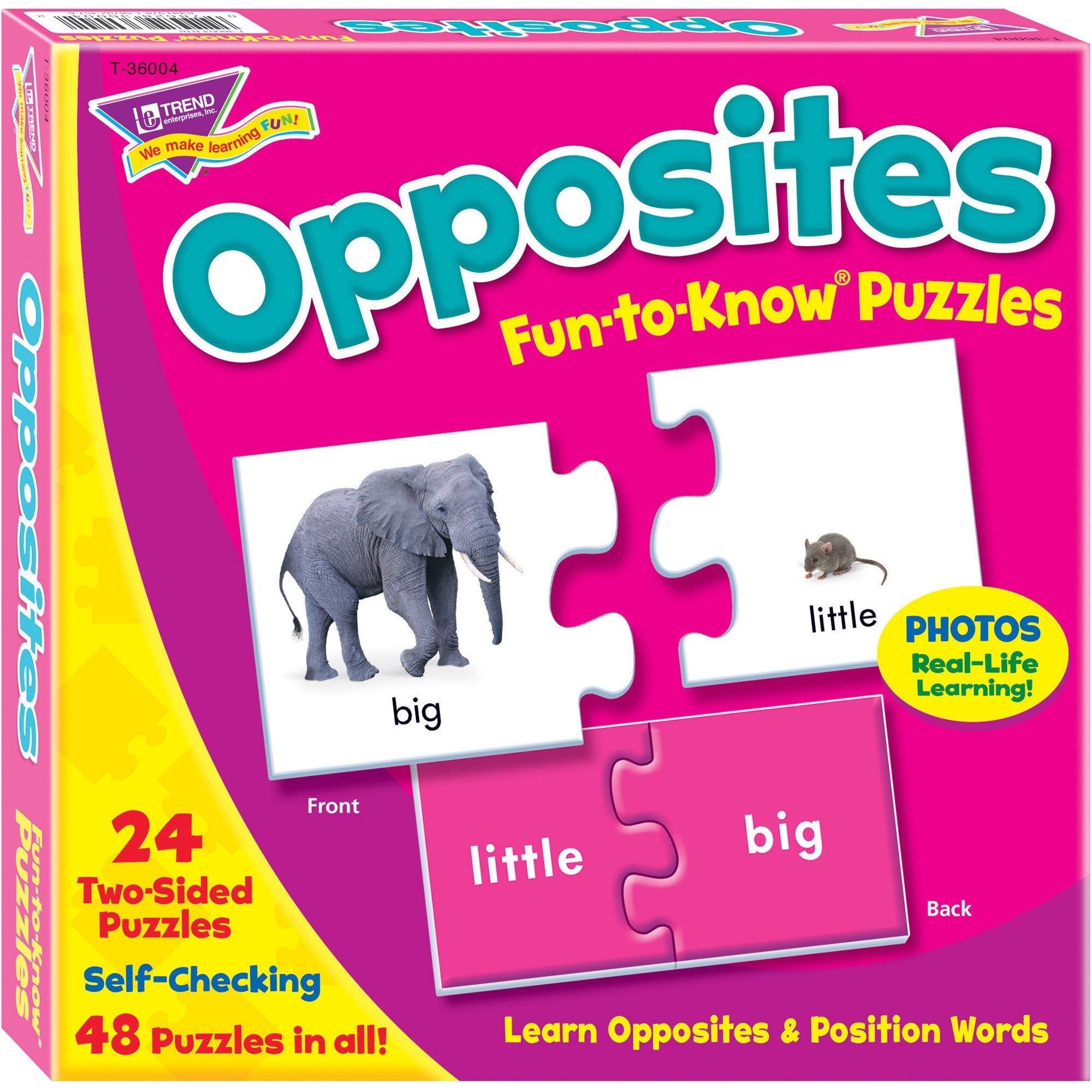 Trend Fun-to-Know Opposites Puzzles | Walmart (US)