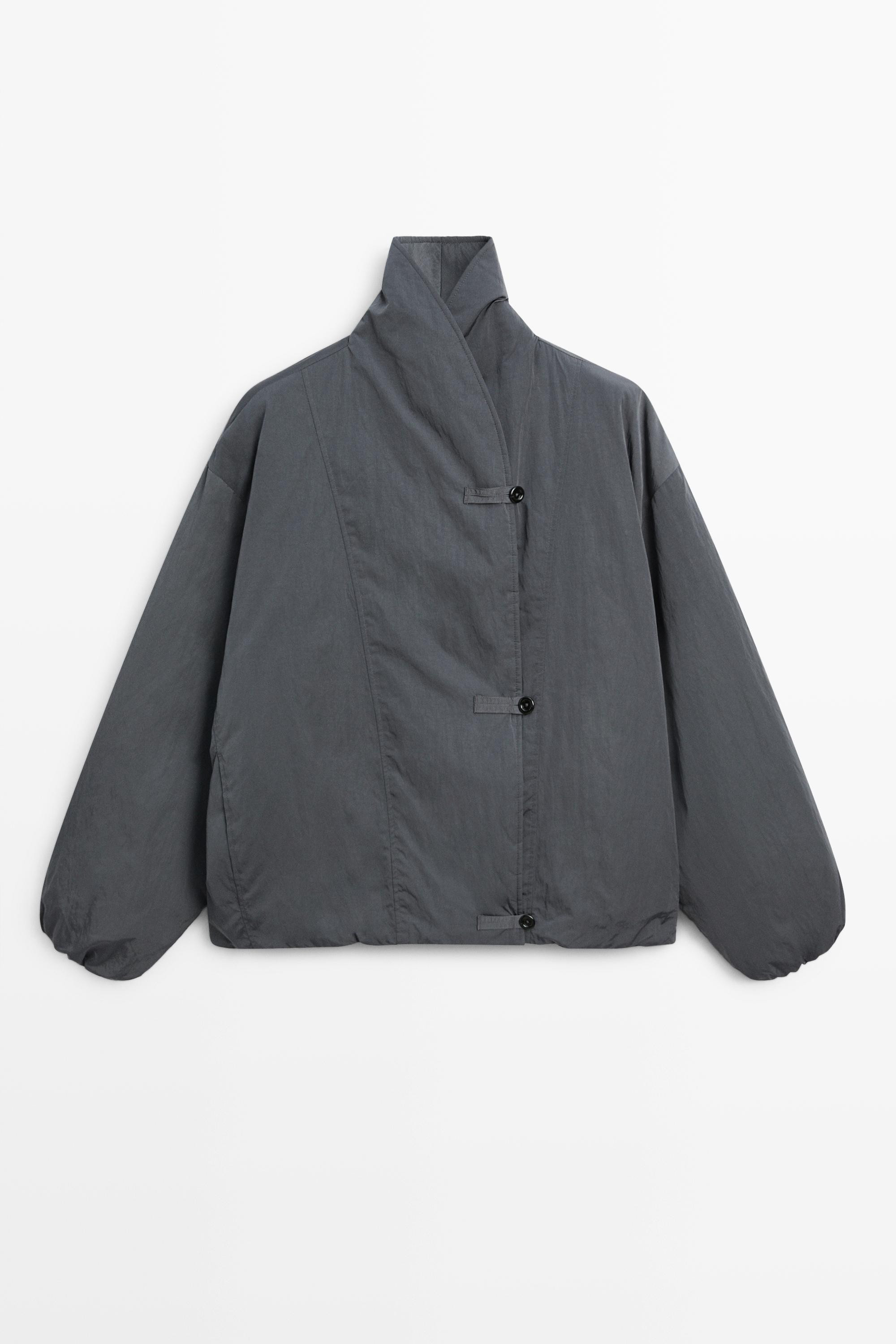 Quilted bomber jacket | Massimo Dutti UK