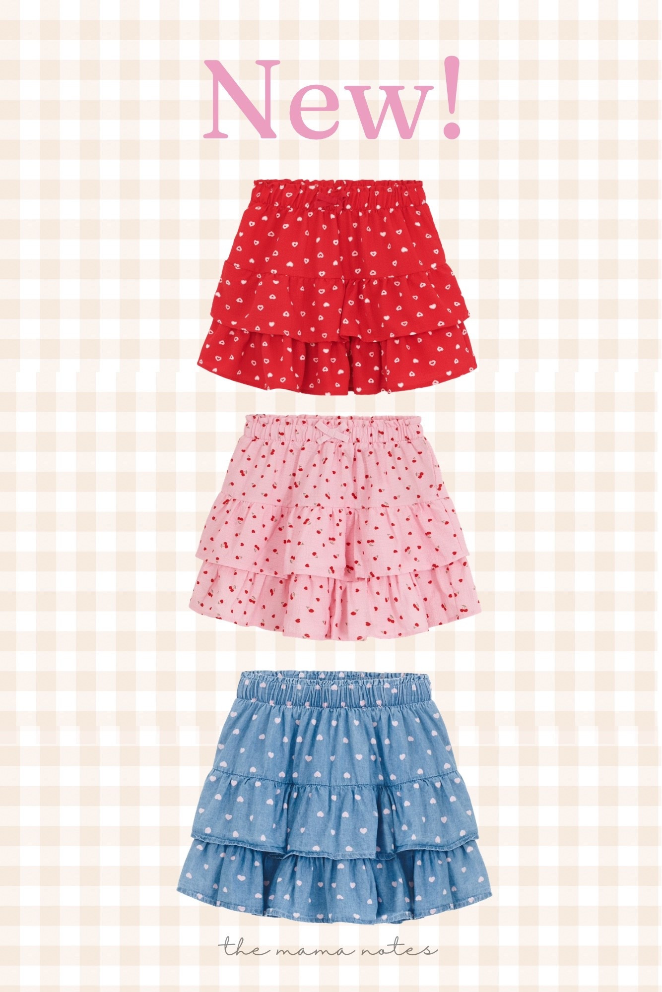 Cute new heart skirts!