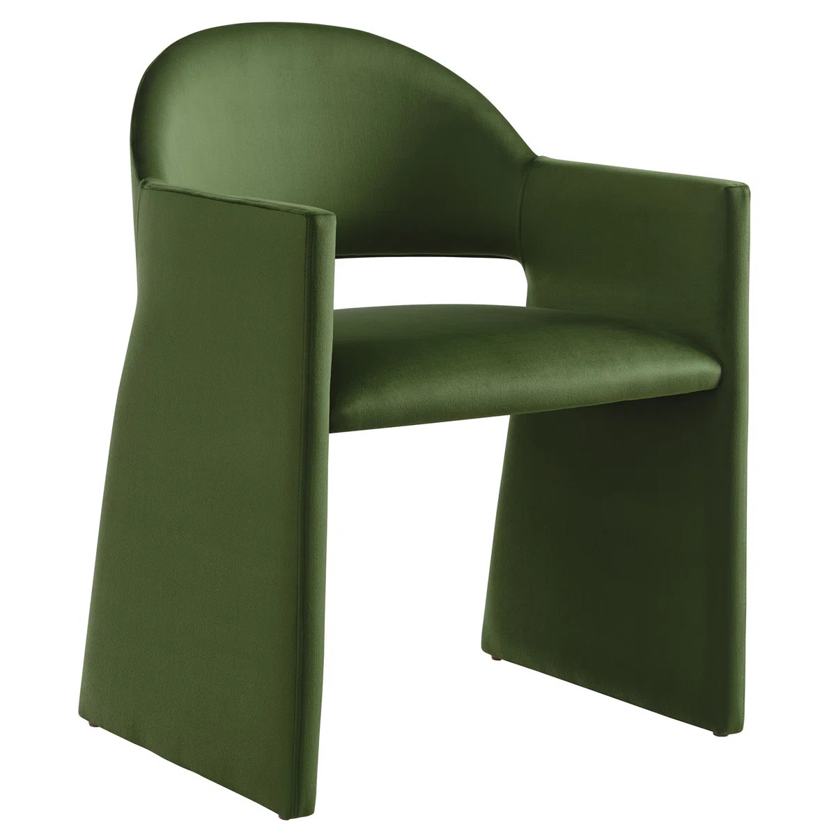 Talia Performance Velvet Dining Armchair | Wayfair North America