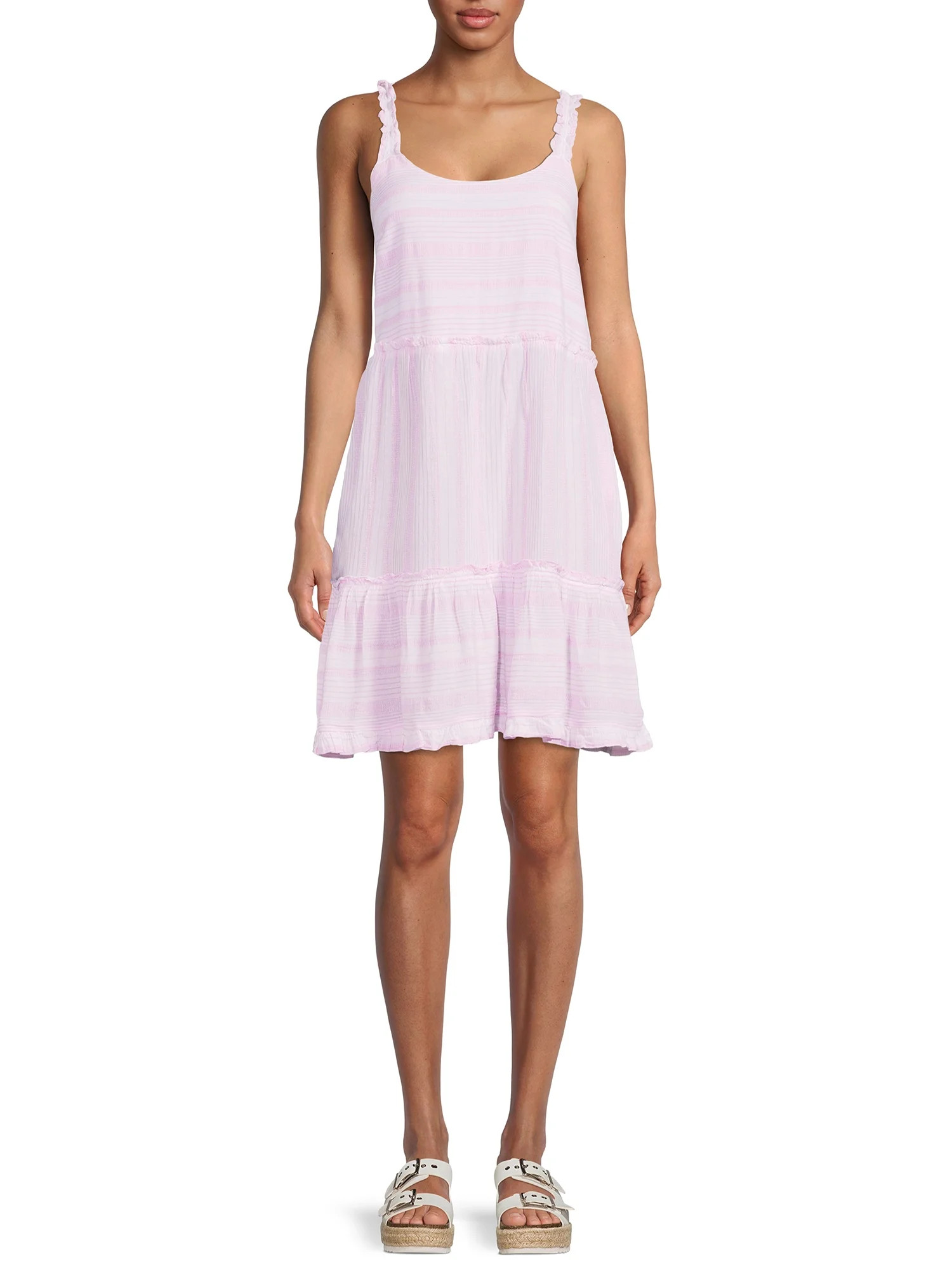 Time and Tru Women's Long Sleeve Peasant Dress - Walmart.com | Walmart (US)
