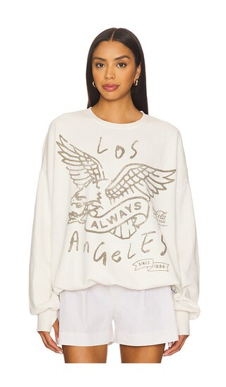 Always Los Angeles Sweatshirt in Bone | Revolve Clothing (Global)