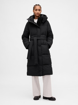 Belted Long Puffer Coat | Gap (US)