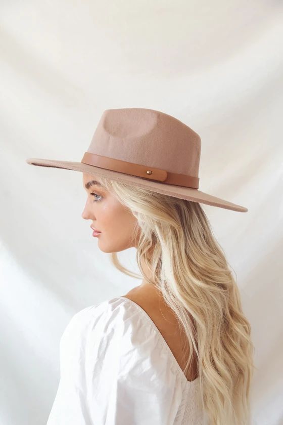 Wayward Babe Tan Fedora Hat | Lulus (US)