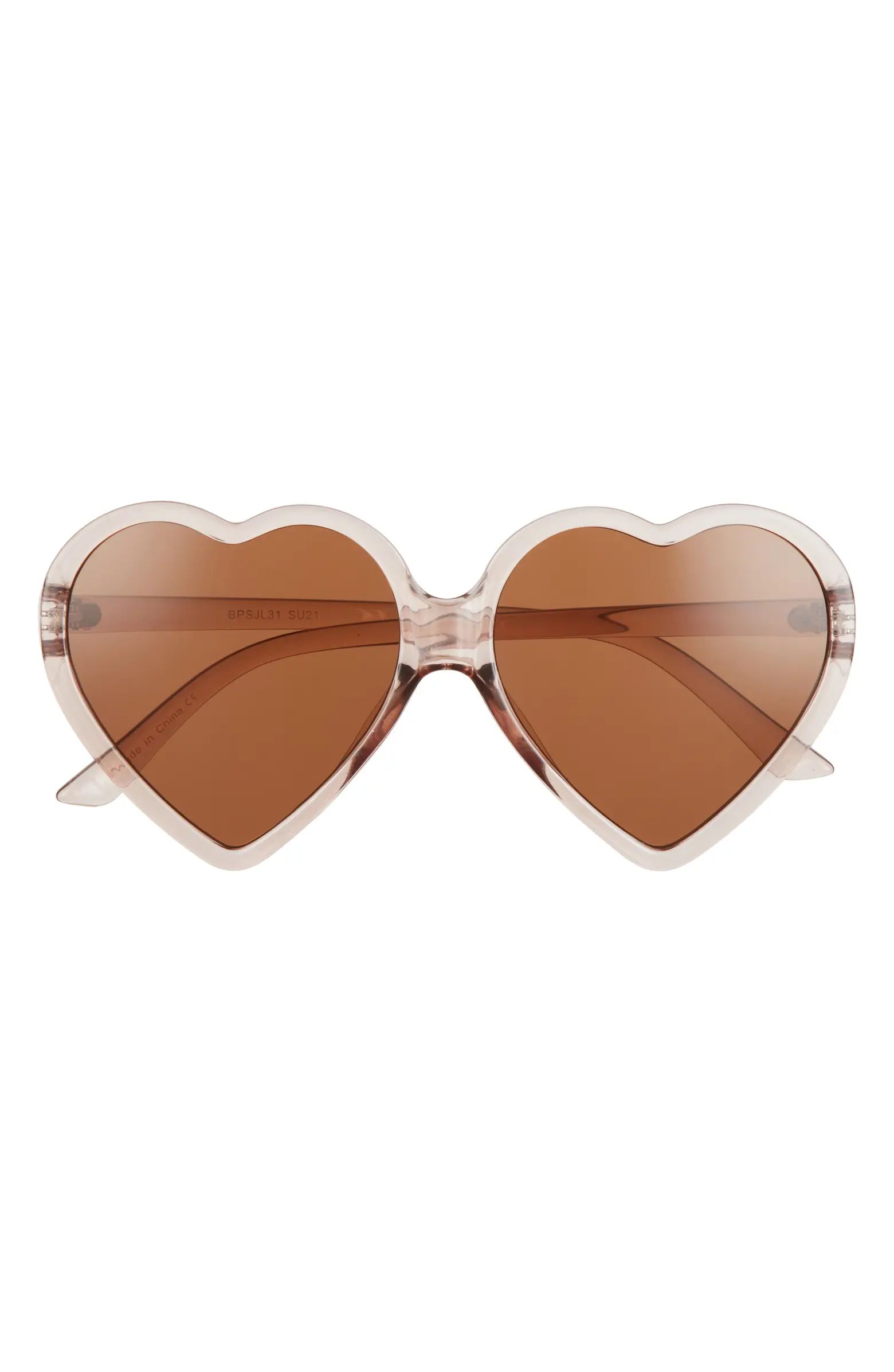 BP 57mm Heart Shape Sunglasses | Nordstrom Rack
