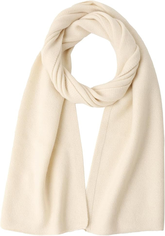 Luxury 100% Cashmere Scarf for Women & Men, 59''x10'' Extra Warm Winter Scarf, Blanket Scarves in... | Amazon (US)