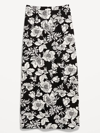 High-Waisted Linen-Blend Maxi Skirt | Old Navy (US)