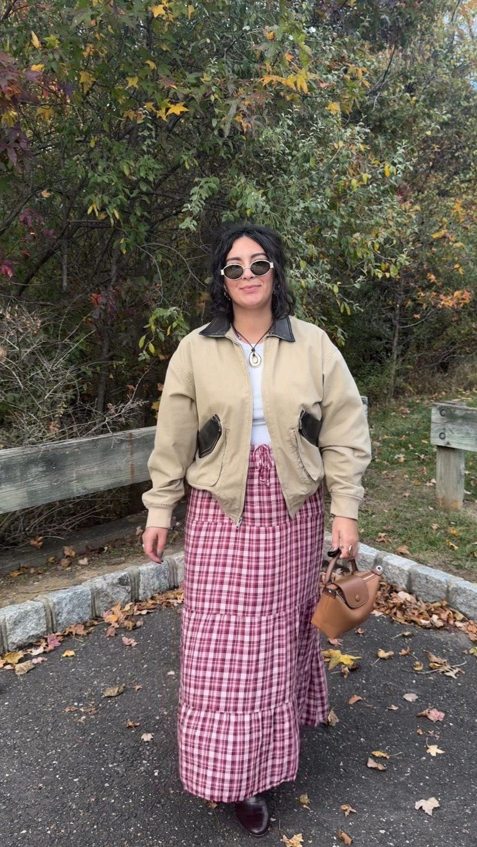 Sunglasses - Primark
Jacket & boots - Target
Bag- Amazon
Necklace- Tjmaxx
Skirt- Walmart
Top- old navy 

#LTKFindsUnder50 #LTKSeasonal