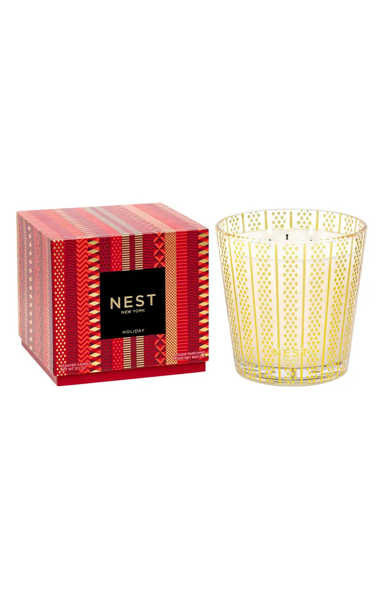 Holiday Three-Wick Candle | Nordstrom