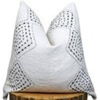 Mudcloth Pillow Cover, African Cotton Mud Cloth, 18x18 (Fits 20x20 insert) | Etsy (US)