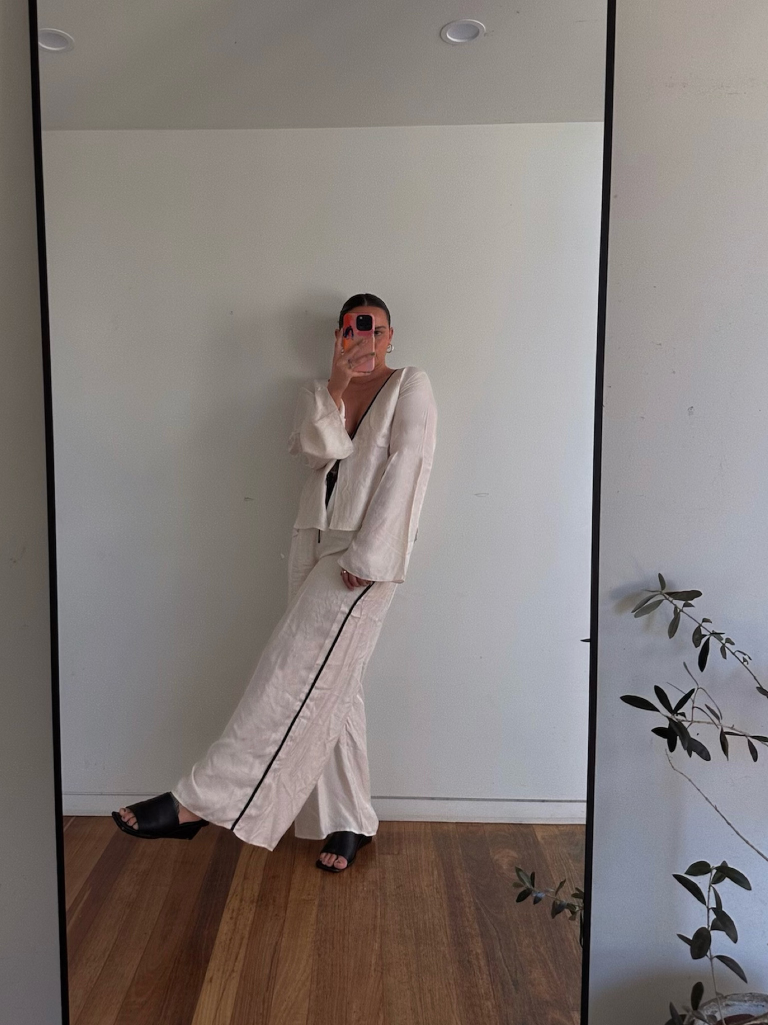 Love this look. I’ve also mixed and matched the pants with a black silk shirt. Both top and pants are super versatile and have a buttery feel to them. Shoes I’ve been living in feel like clouds on your feet. No need to break in. Leather is so soft. 
Exact items linked. Size 12 🫶🏼

#LTKaustralia #LTKSeasonal #LTKFind