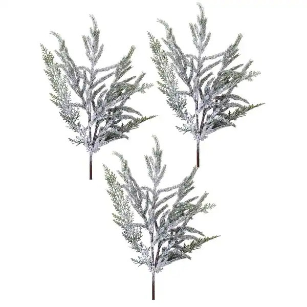 24" Real Touch Norfolk Pine Spray W/Snow | Bed Bath & Beyond