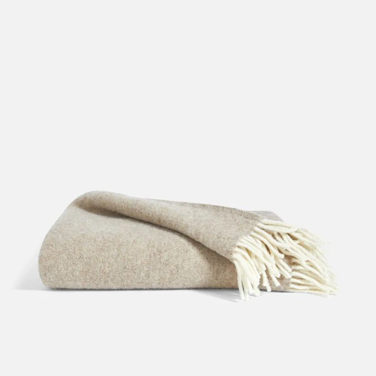 Pure Wool Throw Blanket | Brooklinen