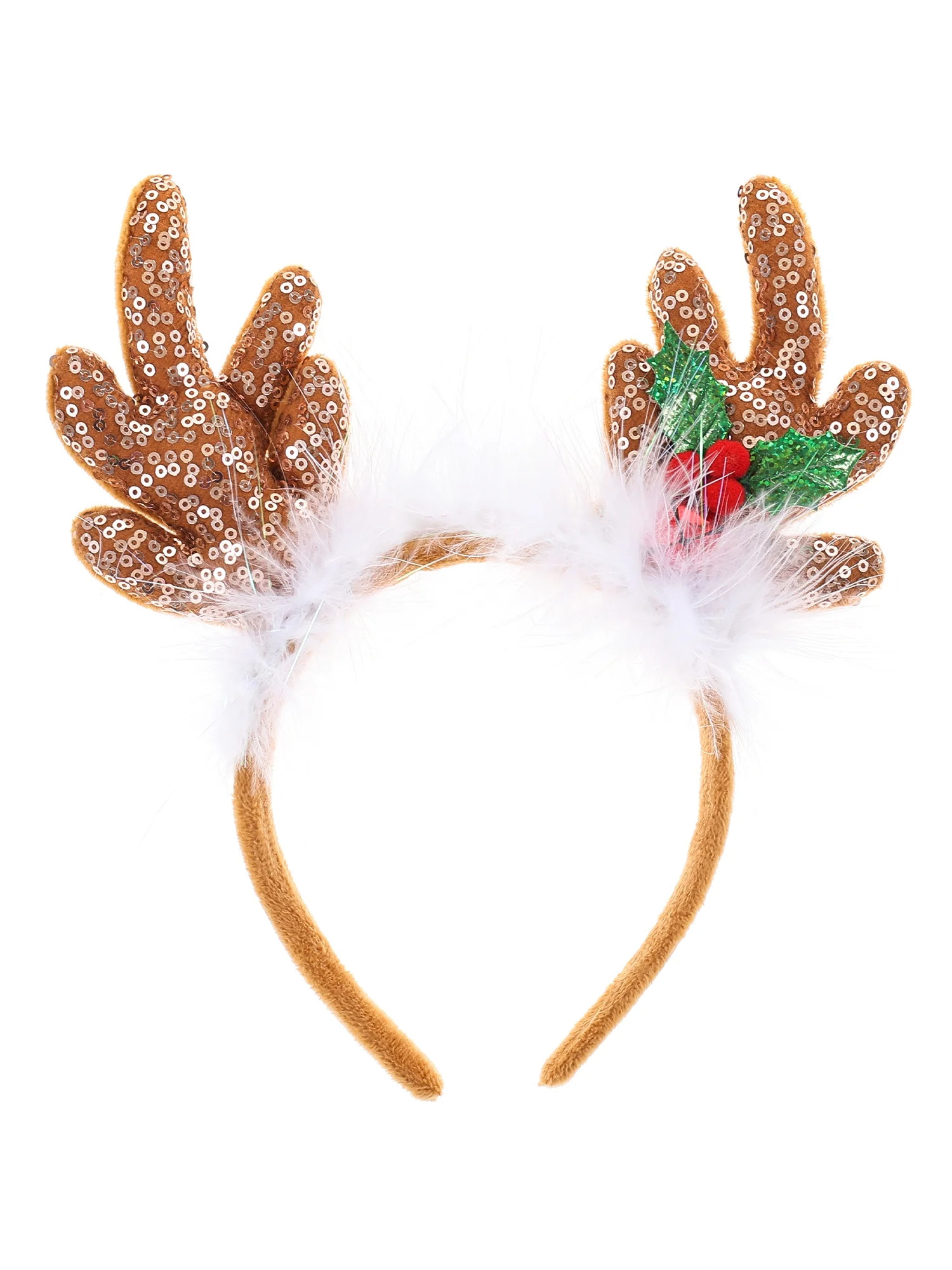 Holiday Time Gold Reindeer Antler Headbopper, 1 Piece | Walmart (US)