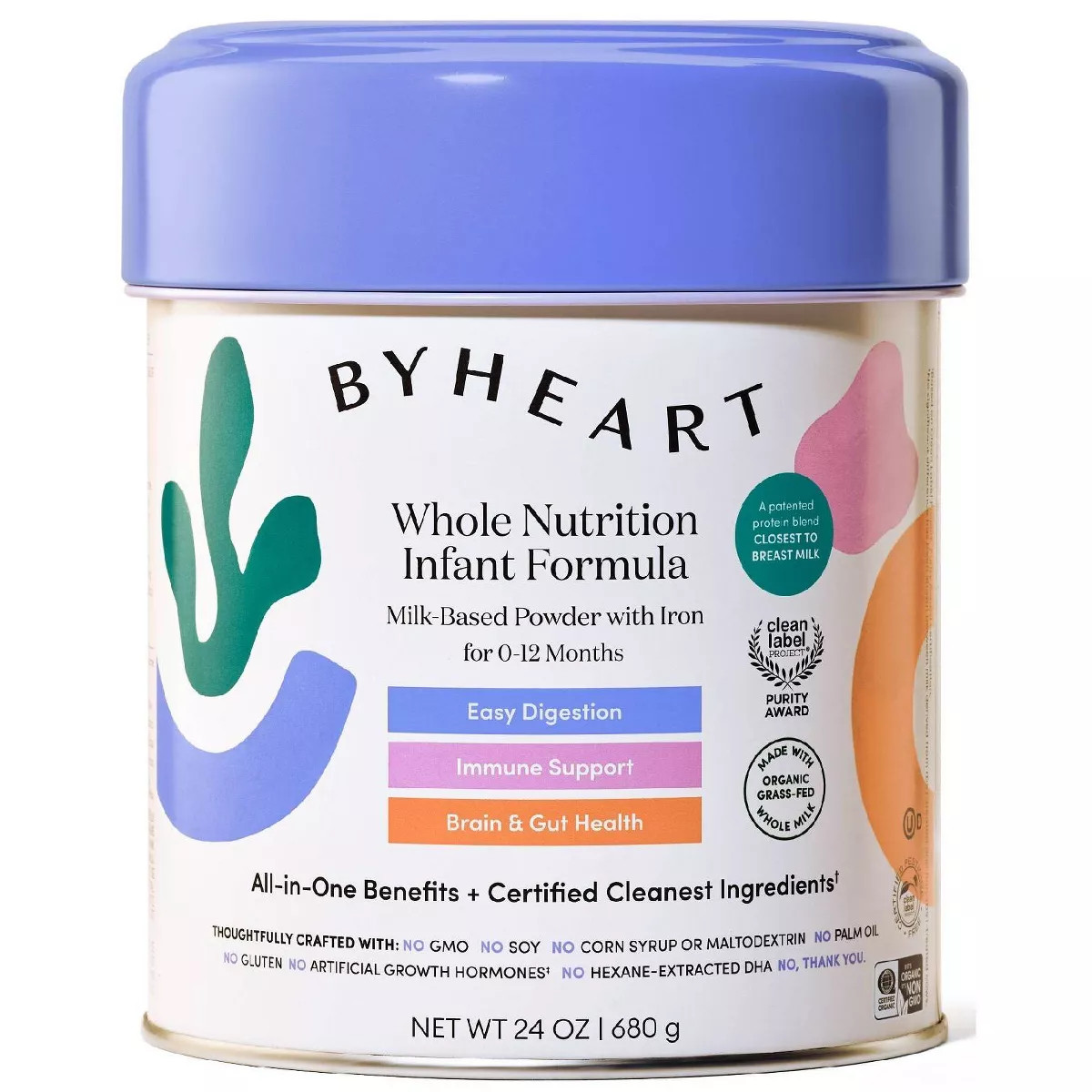 ByHeart Whole Nutrition Infant Powder Formula—Made with Only Organic, Grass-Fed Whole Milk, Not... | Target