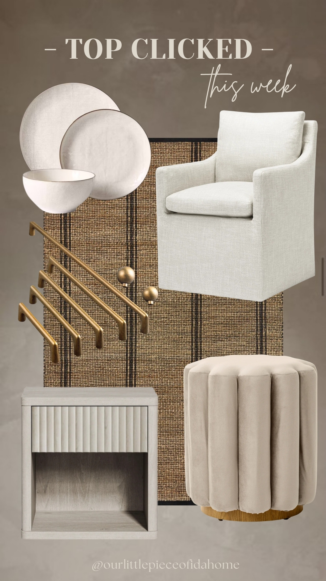 I’m linking the pieces that received the most clicks this week, and it’s easy to see why. These are the timeless home finds I reach for when I want a space to feel warm, layered, and thoughtfully designed.

From brass hardware and textured decor to accent furniture and storage pieces, each one brings a high-end look without overwhelming a room. Shop the favorites everyone has been loving lately.
@Wayfair 
@Walmart

#LTKU #LTKHome #LTKSaleAlert