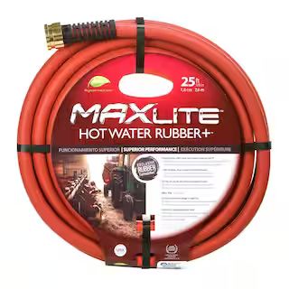 Element MAXLite 5/8 in. dia x 25 ft. Hot Water Rubber+ Hose CELHW58025DA - The Home Depot | The Home Depot