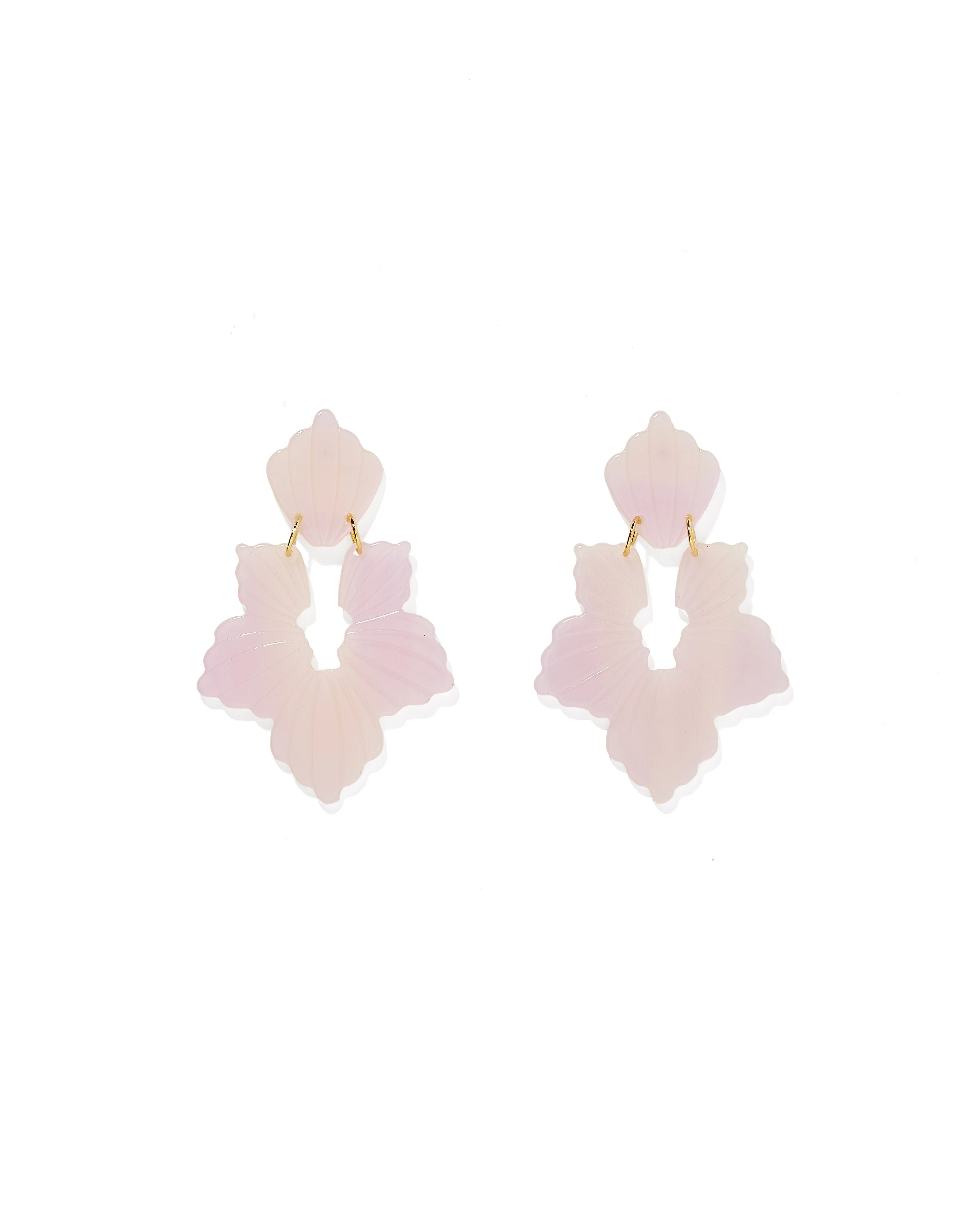 Michelle Statement Earrings - Moon Dust | LINNY CO LLC