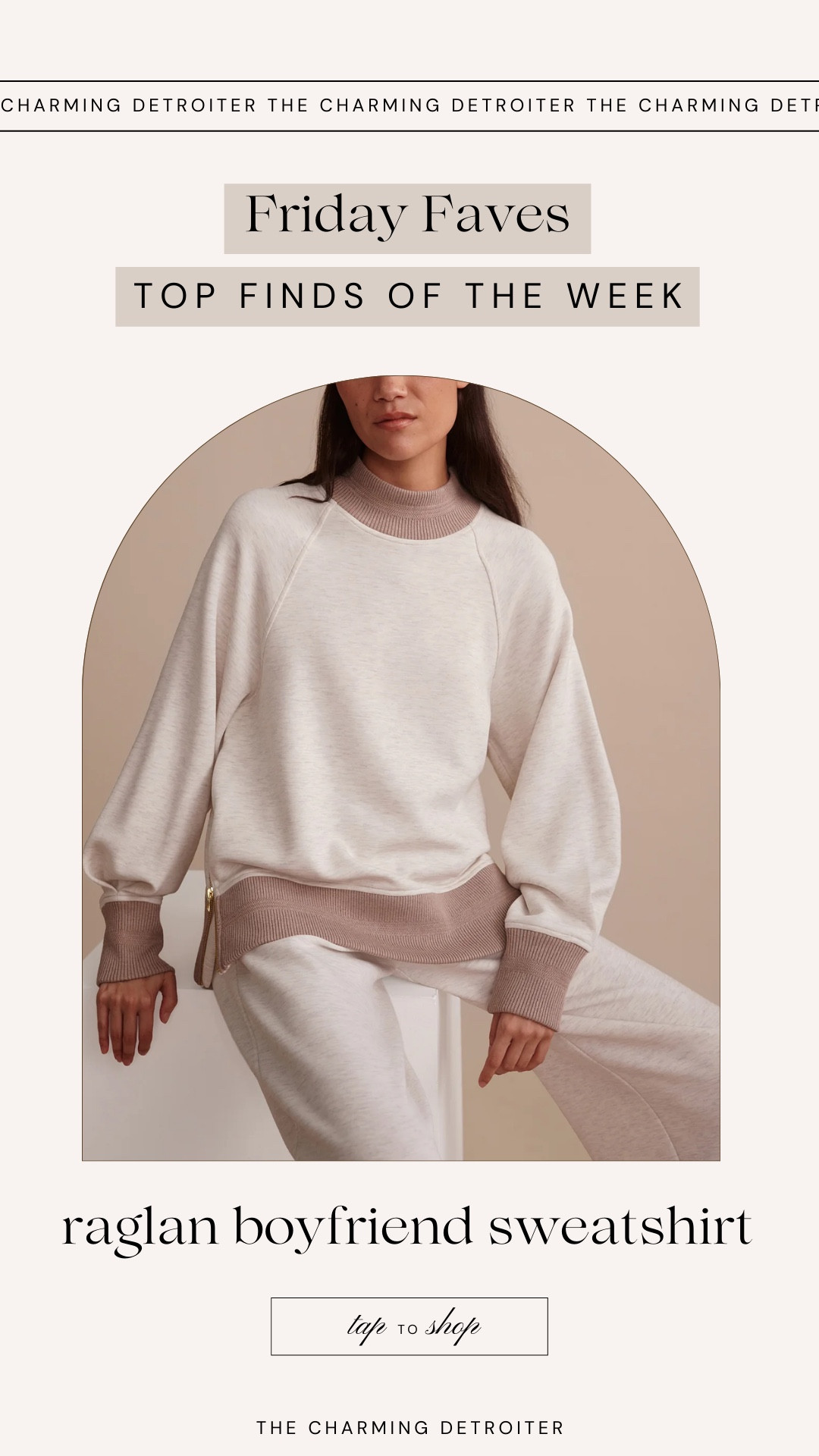 Cozy boyfriend sweatshirt 

#LTKSaleAlert #LTKgrwm #LTKFindsUnder100