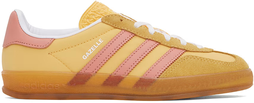 adidas Originals - Yellow Gazelle Indoor Sneakers | SSENSE