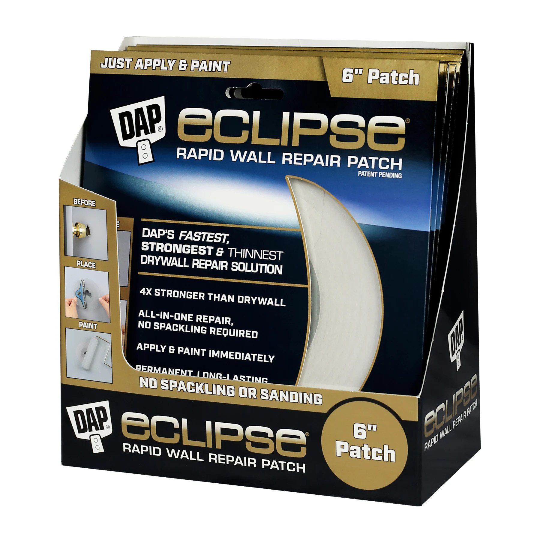 DAP Plastic 0.06-in x 6-in Drywall Repair Patch 6 -Pack one_size | 7079809165SOS | Lowe's