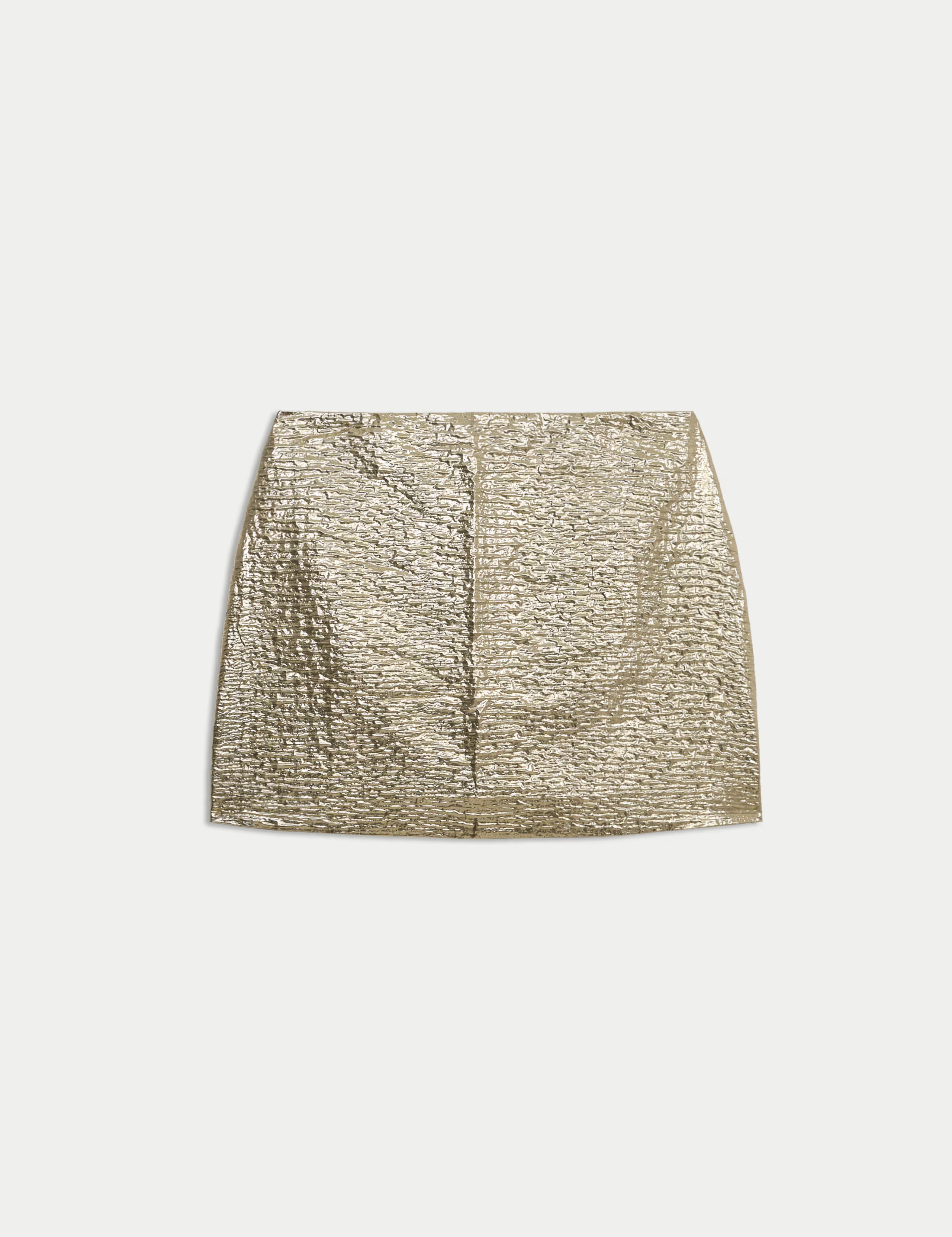 Metallic Textured Mini Column Skirt | Marks & Spencer (UK)