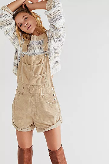 Ziggy Cord Shortalls | Free People (Global - UK&FR Excluded)