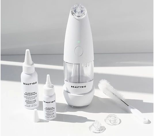 BeautyBio GLOfacial Pore Cleansing Tool & Concentrate Auto-Delivery - QVC.com | QVC