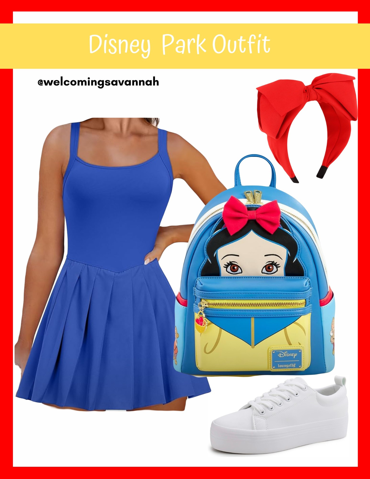 Snow White Inspired Disney Park Outfit 

#LTKWatchNow #LTKStyleTip #LTKActive