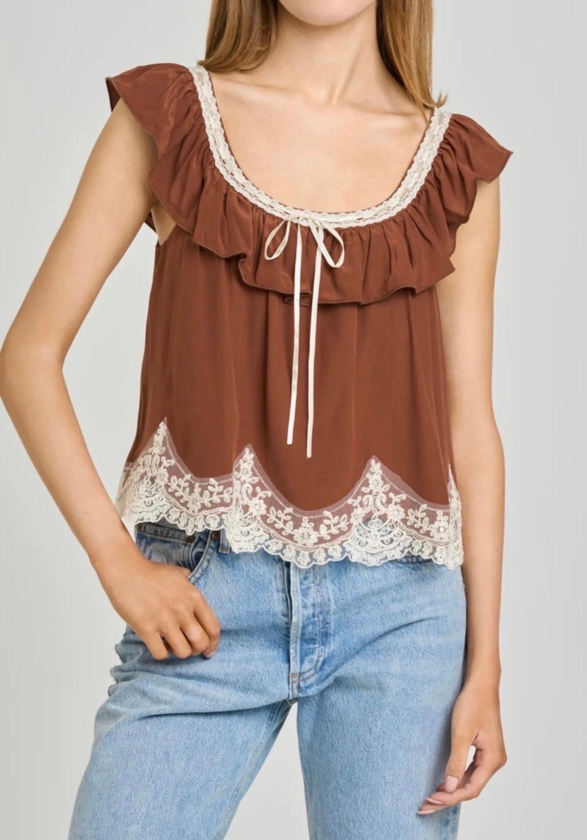 Prettiest lace top

#LTKootd #LTKgrwm #LTKdayinmylife